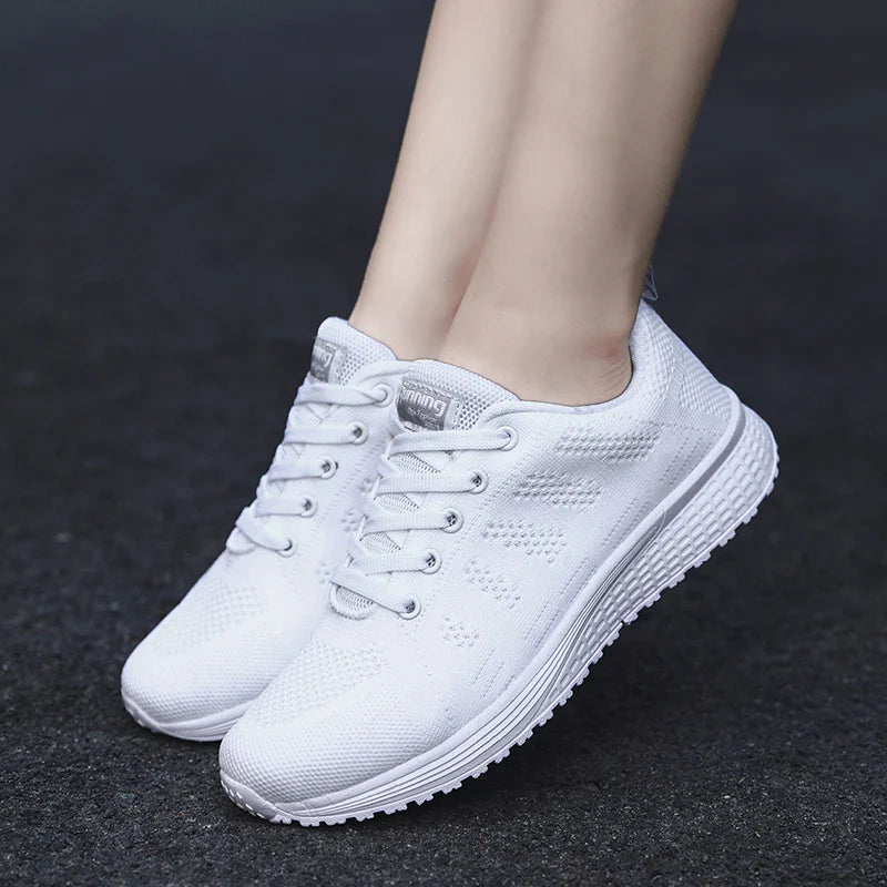 Cloudwalk Comfort: Breathable Mesh Sneakers for Men & Women