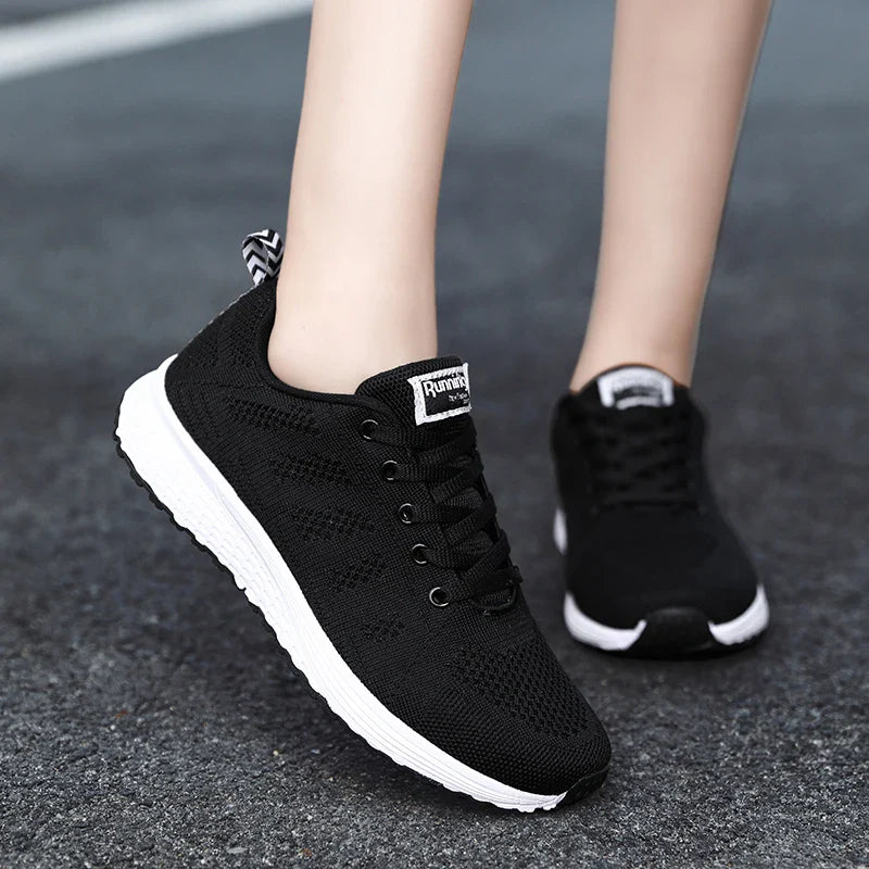 Cloudwalk Comfort: Breathable Mesh Sneakers for Men & Women