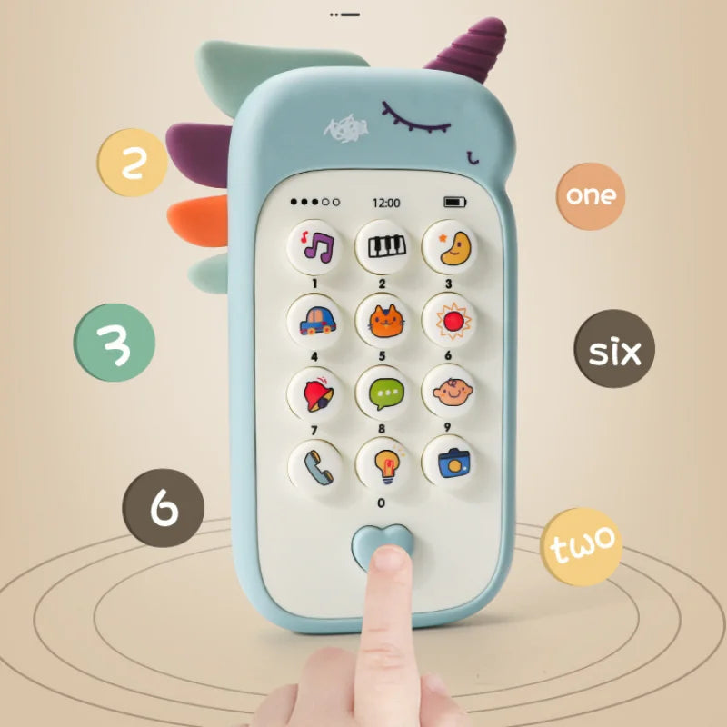 Soothe & Play Baby Phone: Teething, Music, Lights & Learning in One