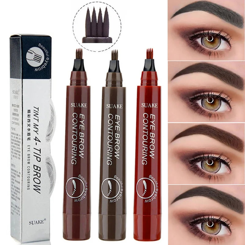 Confident Brows in Seconds: SUAKE 4-Tip Eyebrow Pen