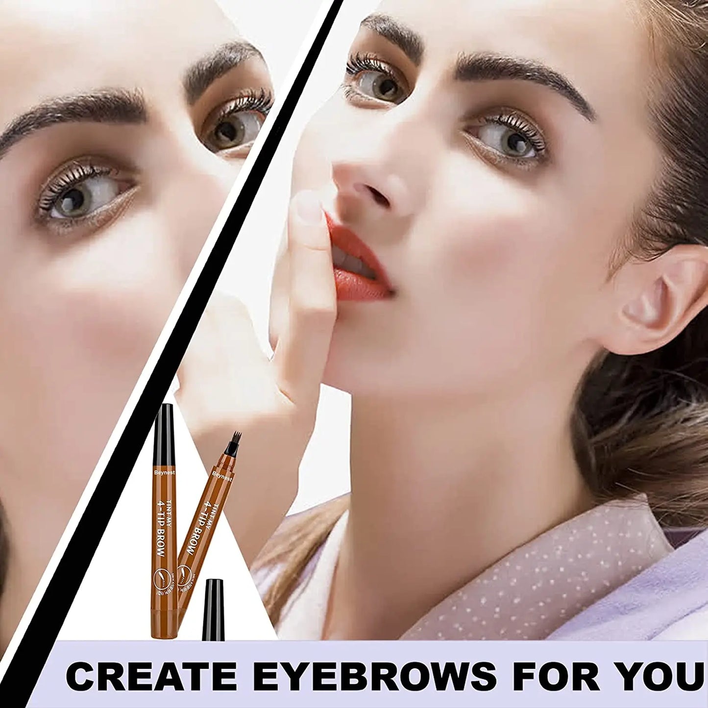 Confident Brows in Seconds: SUAKE 4-Tip Eyebrow Pen