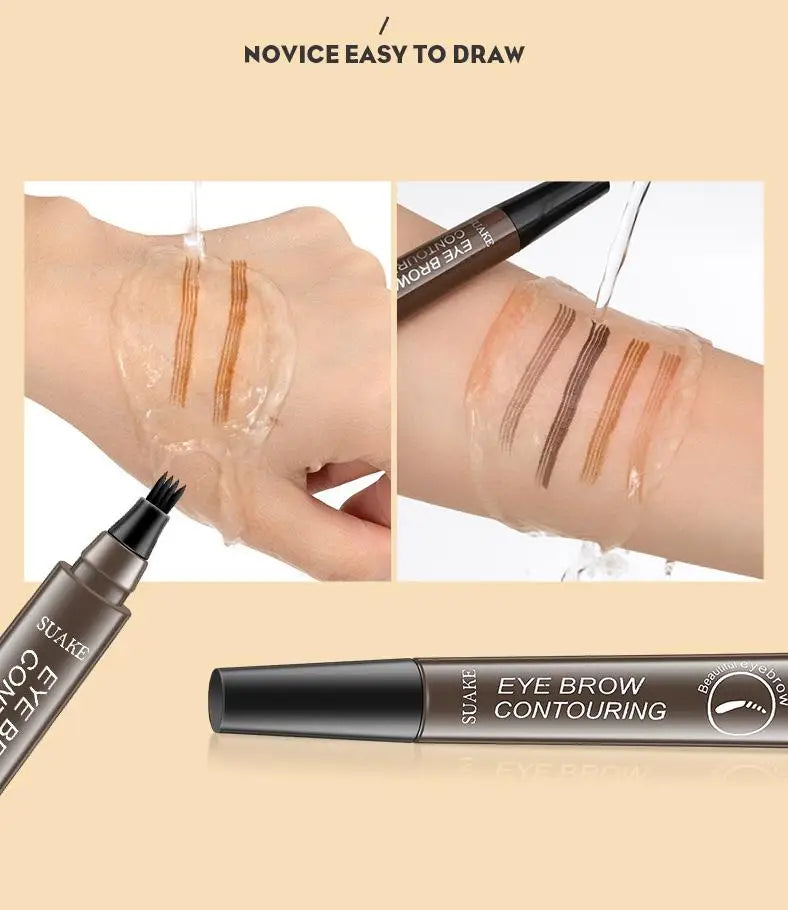 Confident Brows in Seconds: SUAKE 4-Tip Eyebrow Pen