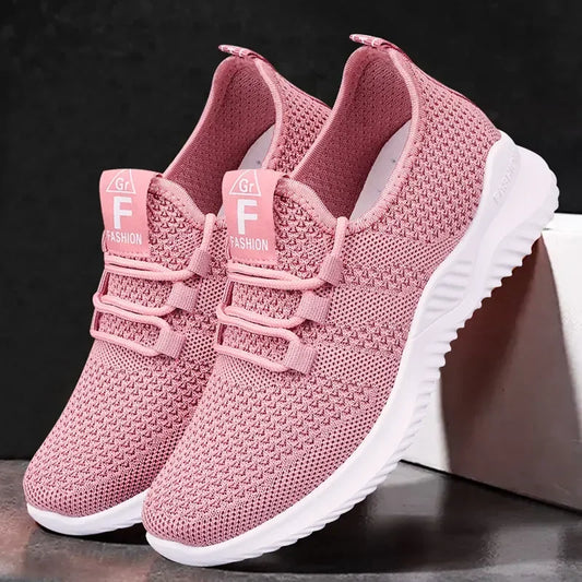 Experience Breathable Comfort with Every Step: Women's Fashionable Platform Sneakers